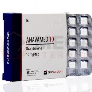 ANAVAMED 10 (Oxandrolona) – 50 tabletas de 10 mg – DEUS-MEDICAL