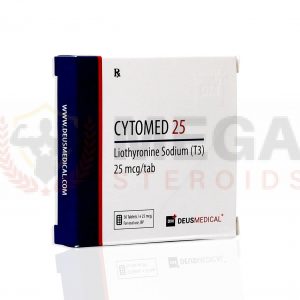 CYTOMED 25 (Liothyronine Sodium T3) – 50 tabletas de 25 mg – DEUS-MEDICAL