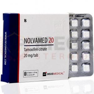 NOLVAMED 20 (citrato de tamoxifeno) – 50 tabletas de 20 mg – DEUS-MEDICAL