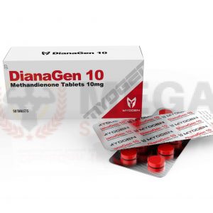 DianaGen 10 – Dianabol 10 mg / tableta – Caja de 50 tabletas – MyoGen