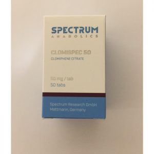 Clomispec 50 Anabólicos de espectro de citrato de clomifeno