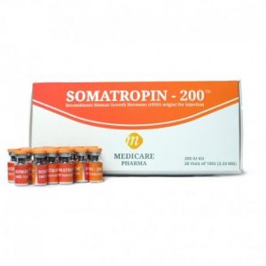 Somatropina 200 iu – 20 viales – Medicare Pharma