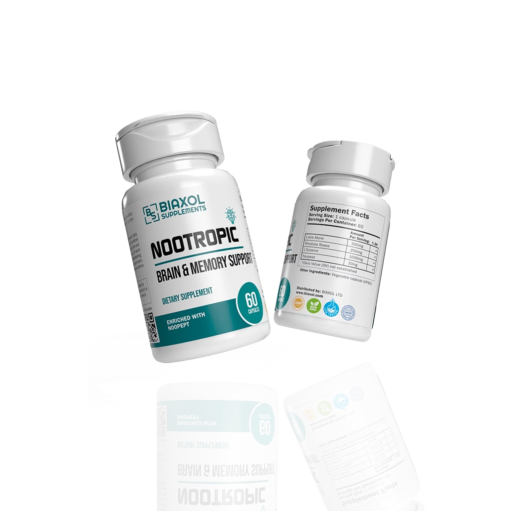 Nootropic (60 capsules) Biaxol Supplements