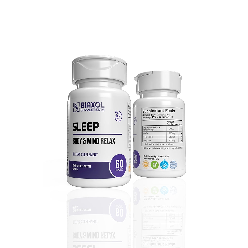Sleep (60 capsules) Biaxol Supplements