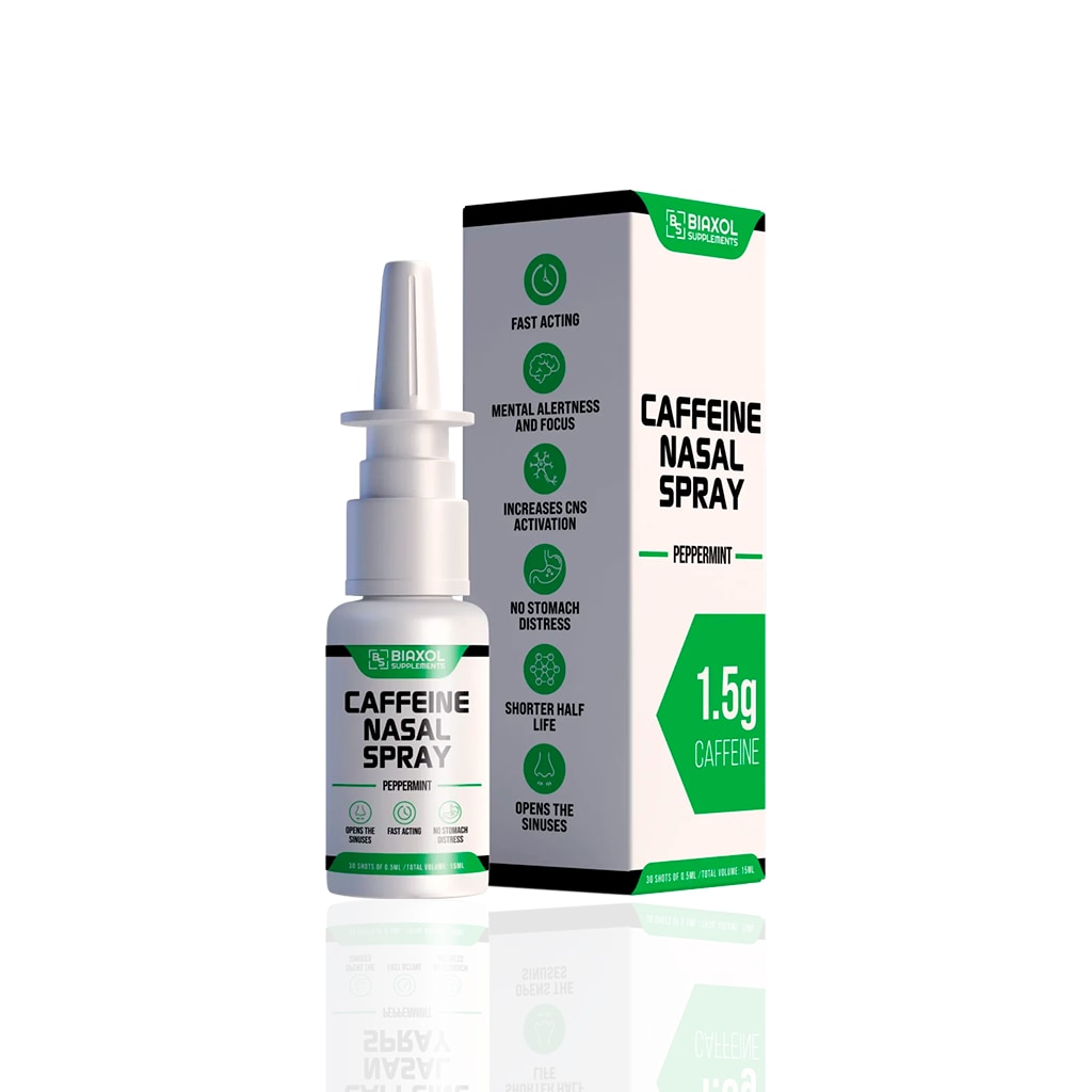 Caffeine Nasal Spray 15 ml Biaxol Supplements