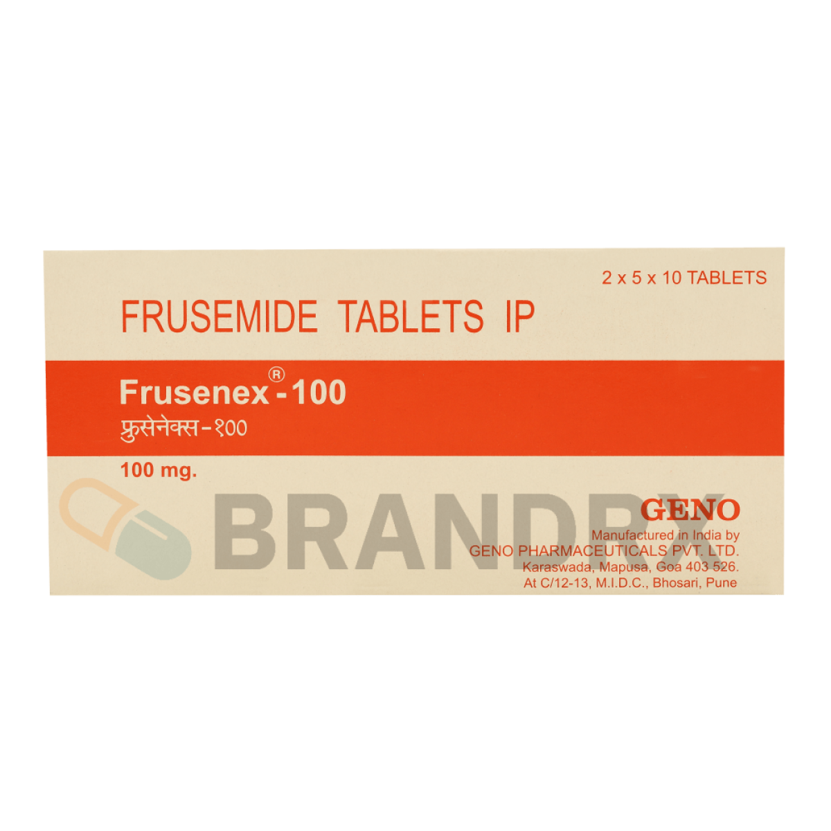 Frusenex 100 mg Pharmaceutical