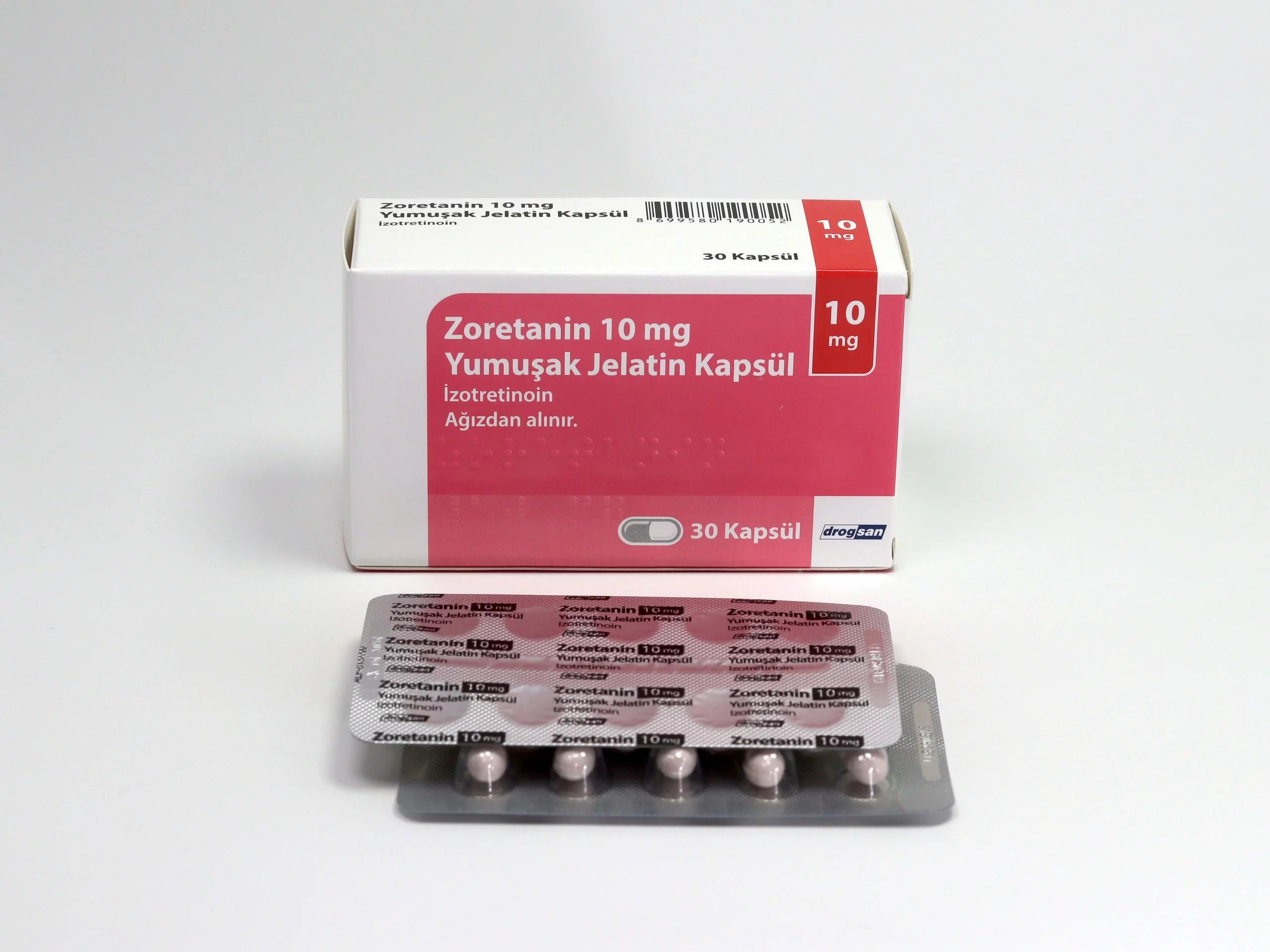 Zoretanin 10 mg (Accutane) DrogSun, Turkey