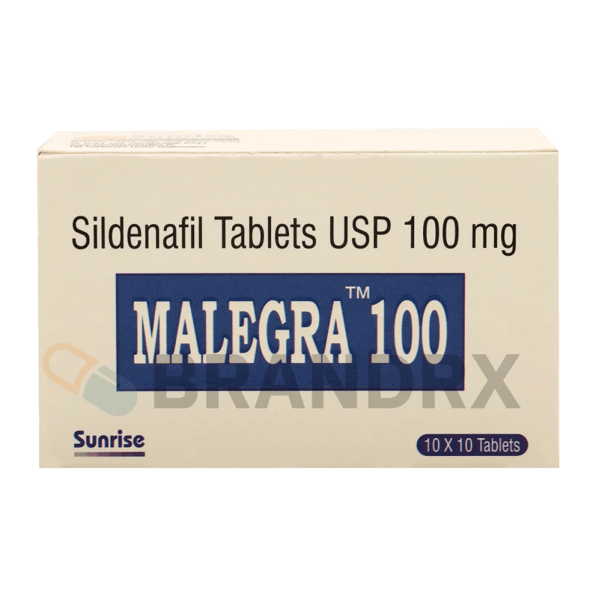 Malegra 100 mg Sunrise
