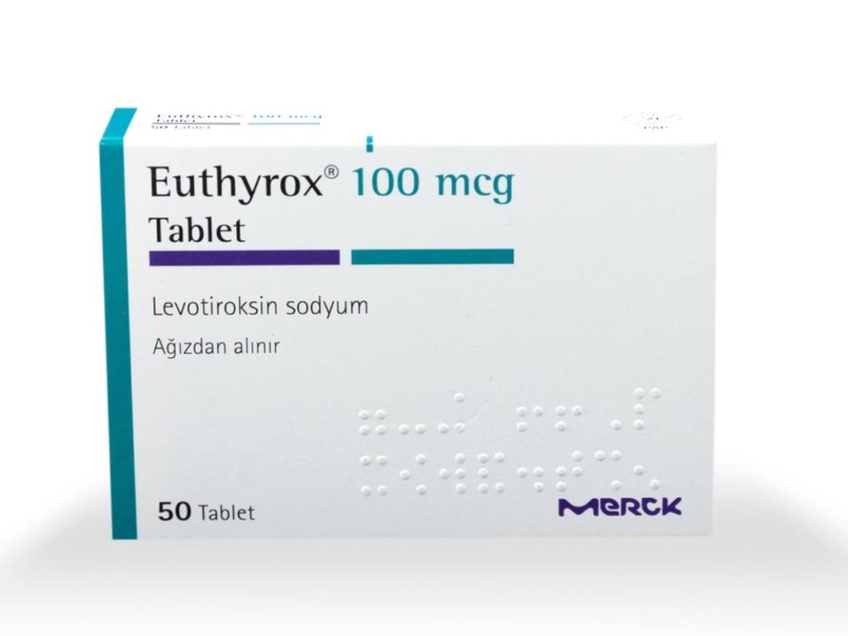 EUTHUROX (LEVOTIROKSIN) 100 MCG 50 TAB MERCK Merck