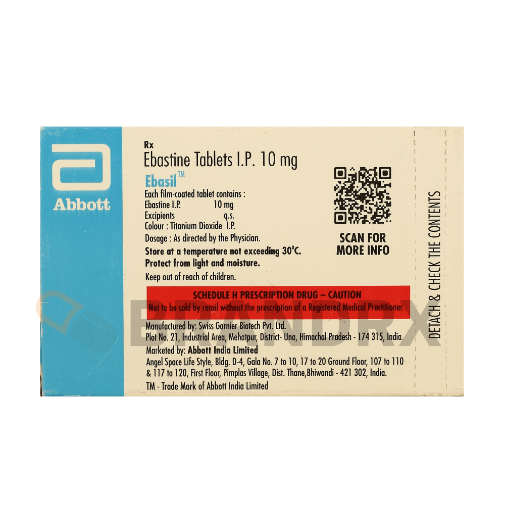 Ebasil 10 mg Abbott Healthcare Pvt. Ltd.