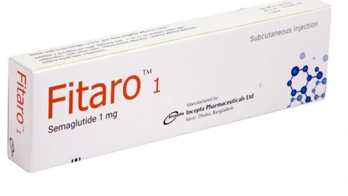 Fitaro pre-filled syringe 1mg (Semaglutide) Incepta Pharmaceuticals Ltd