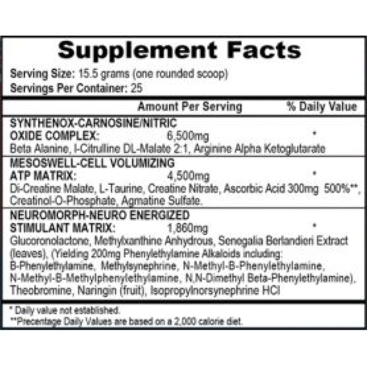 APS – Mesomorph 388g APS Nutrition