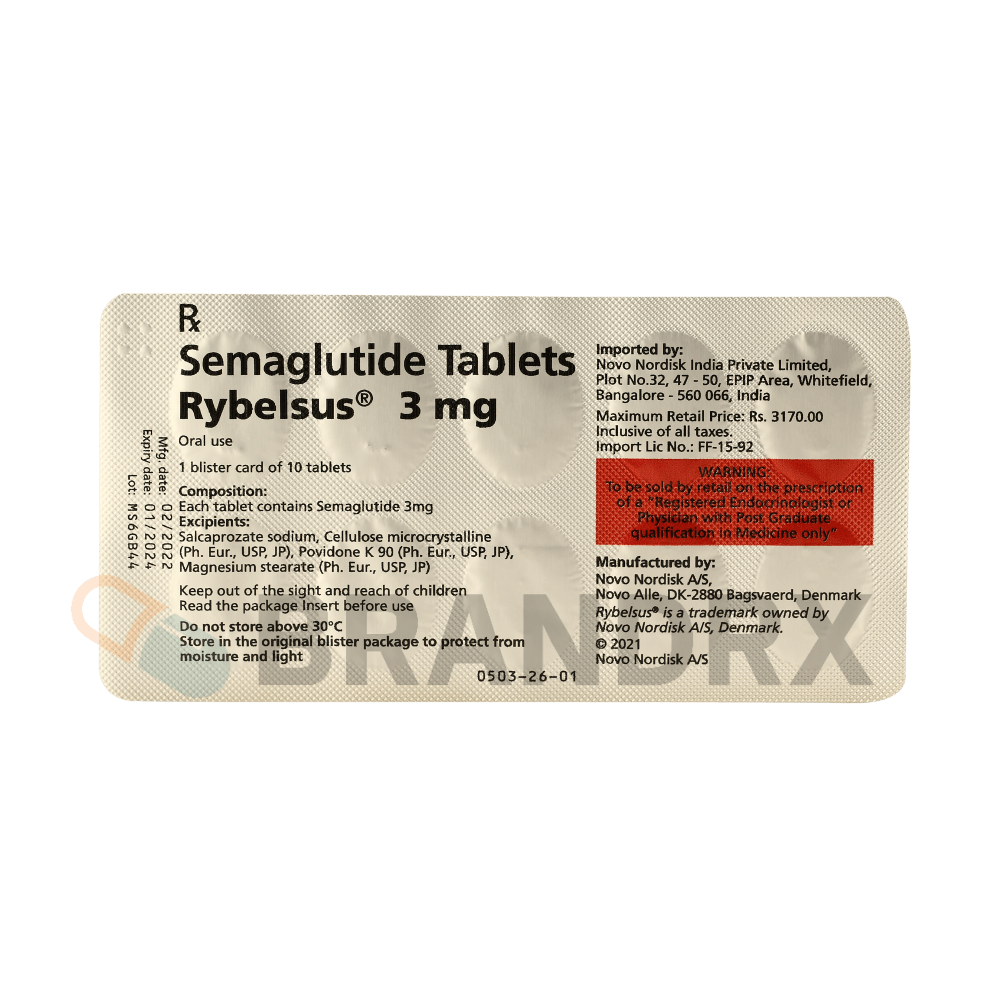 Rybelsus 3 mg Novo Nordisk