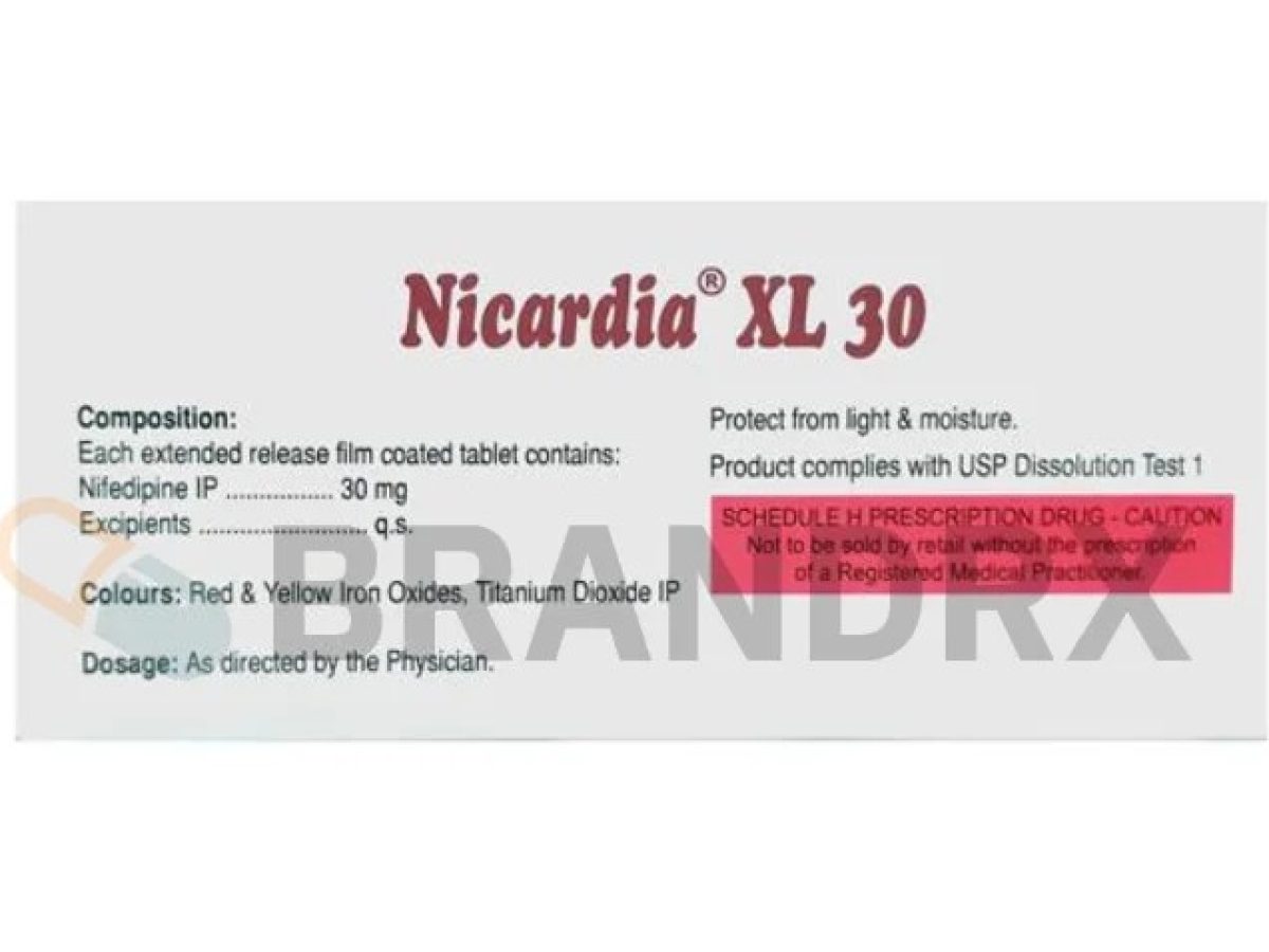 Nicardia XL 30 mg J.B. Chemicals & Pharmaceuticals Ltd.