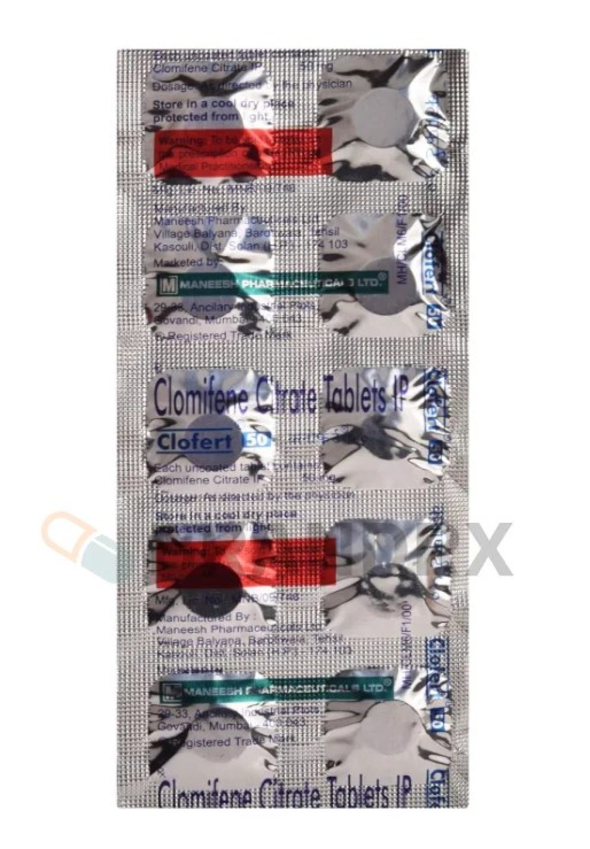 Clofert 50 mg Svizera Healthcare