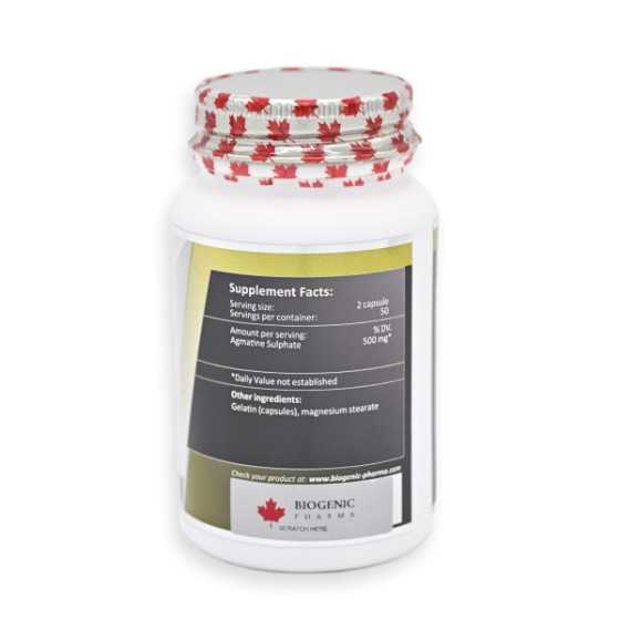 BIOGENIC PHARMA – AGMATINE SULPHATE Biogenic pharma
