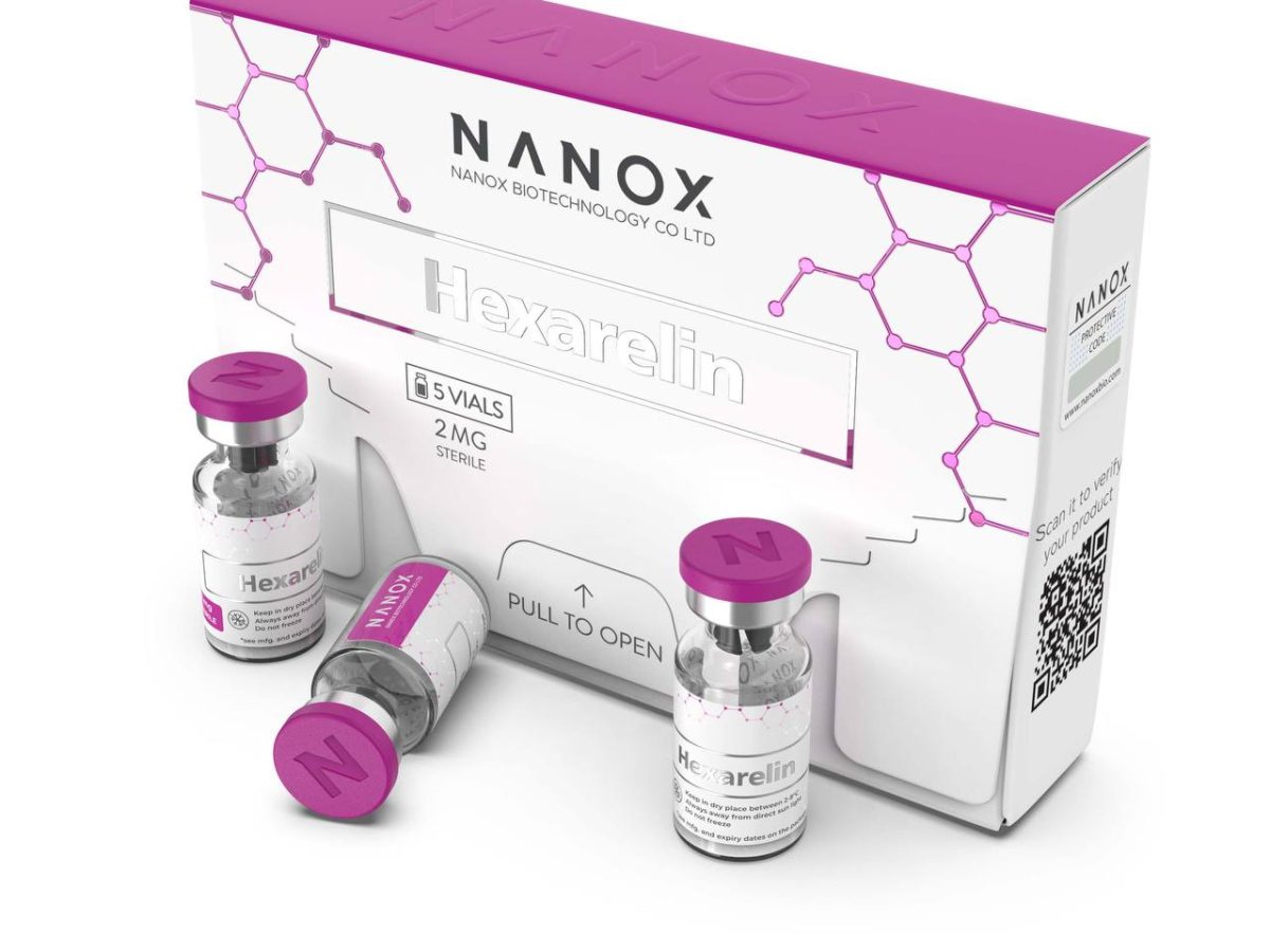 HEXARELIN, 5 VIALS x 2MG Nanox Nanox