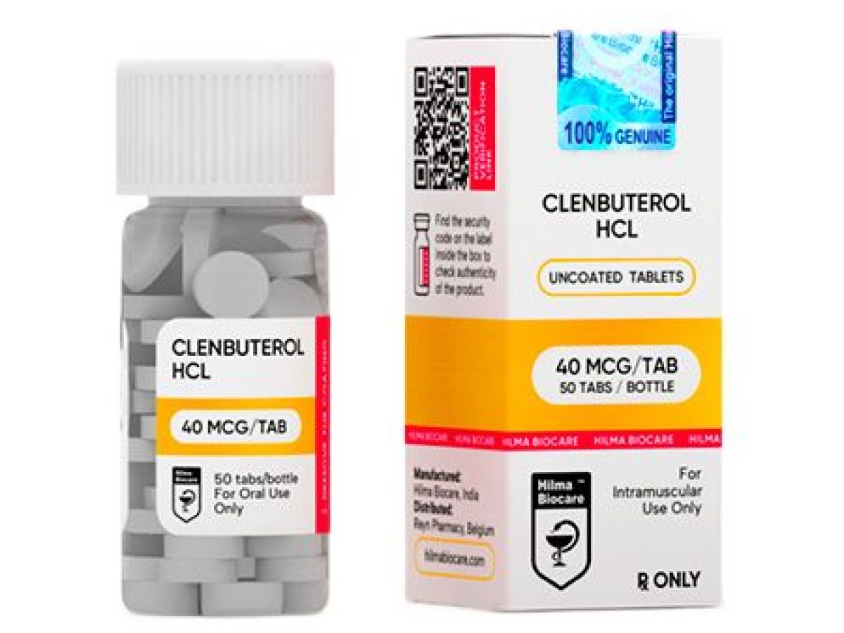 Clenbuterol 40mcg/Tab.–50 Tabs Hilma Biocare Hilma Biocare